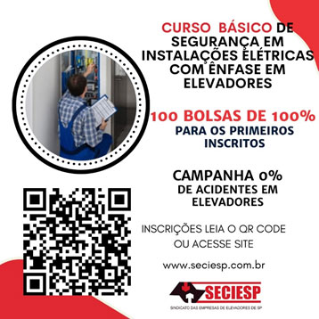 Curso de segurança para elevadores