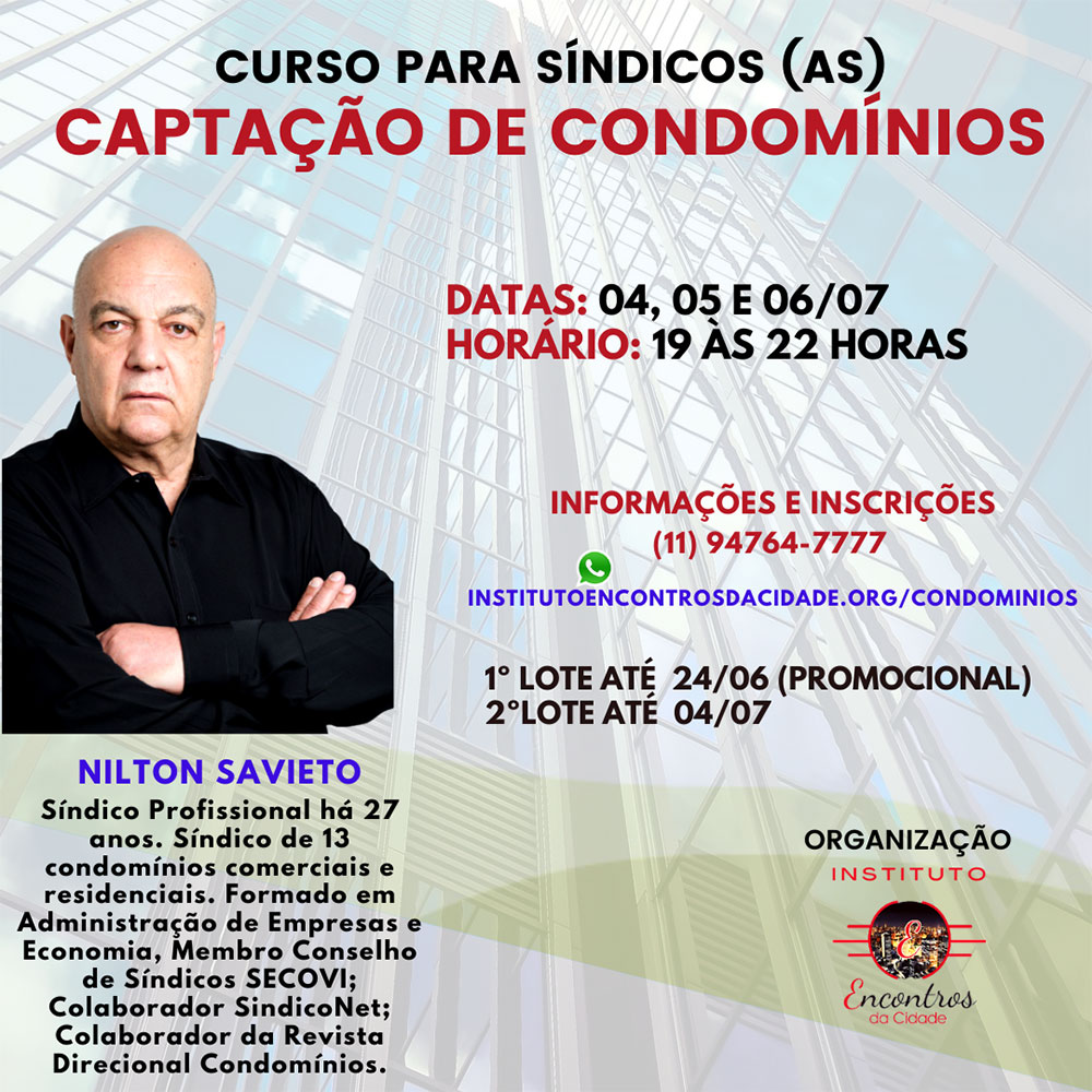 Curso de Captação de Condomínios