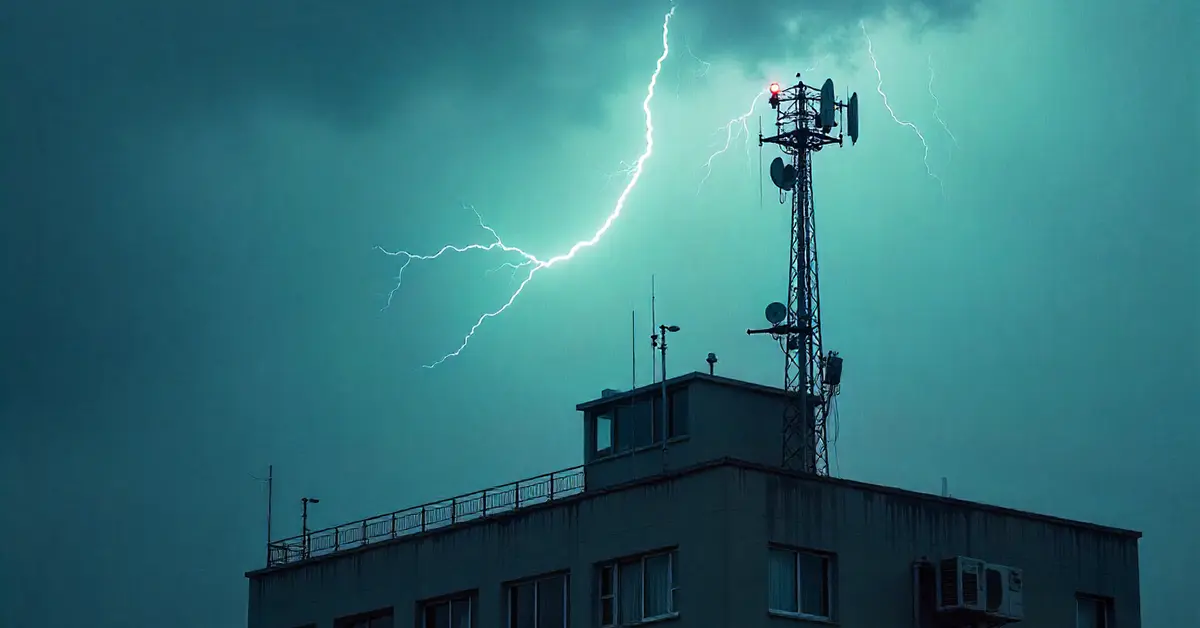 No momento, você está visualizando Para-raios e luzes-piloto: o que síndicos precisam saber sobre SPDA e proteção contra raios