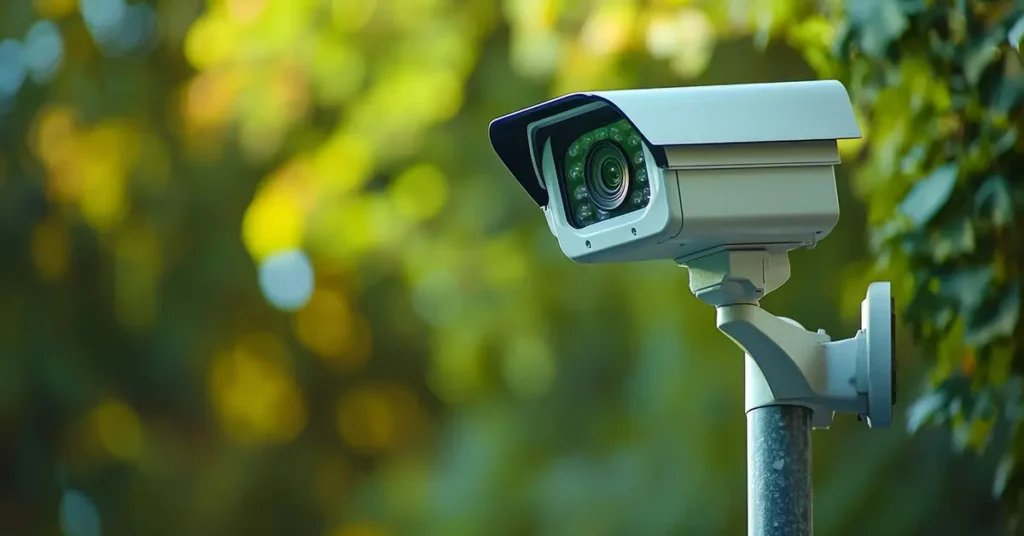 Câmera de segurança externa