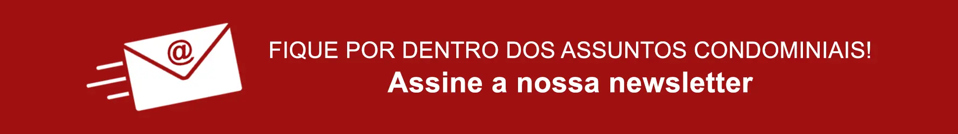 Banner assine newsletter