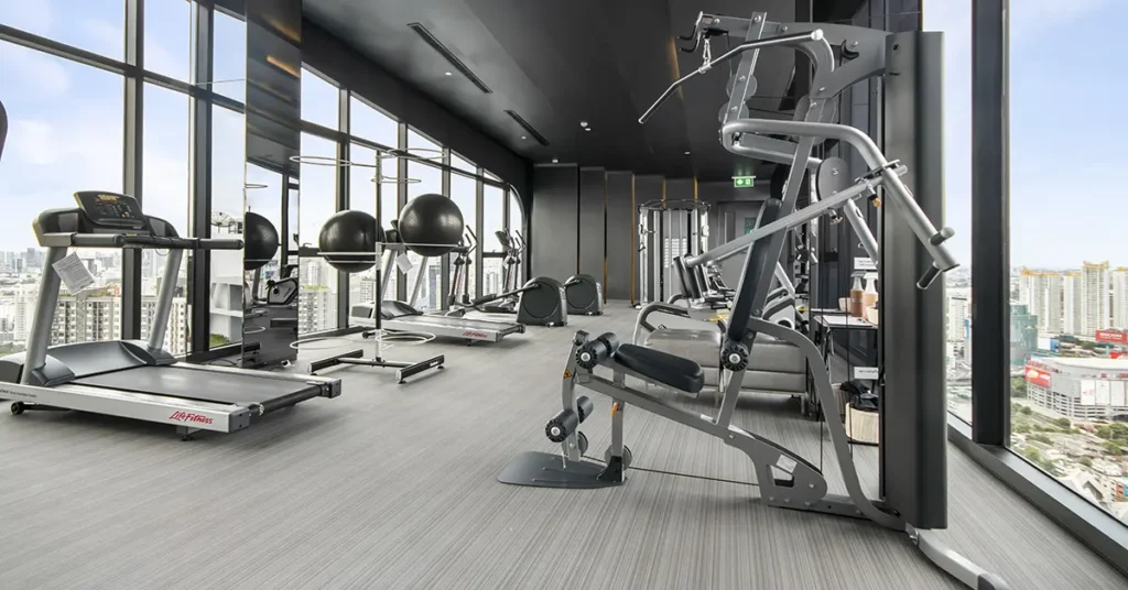 Academia fitness em condomínio de alto padrão