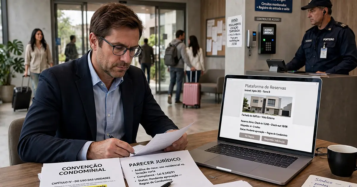 No momento, você está visualizando STJ suspende todos os processos sobre Airbnb em condomínios — e o que o síndico deve fazer agora
