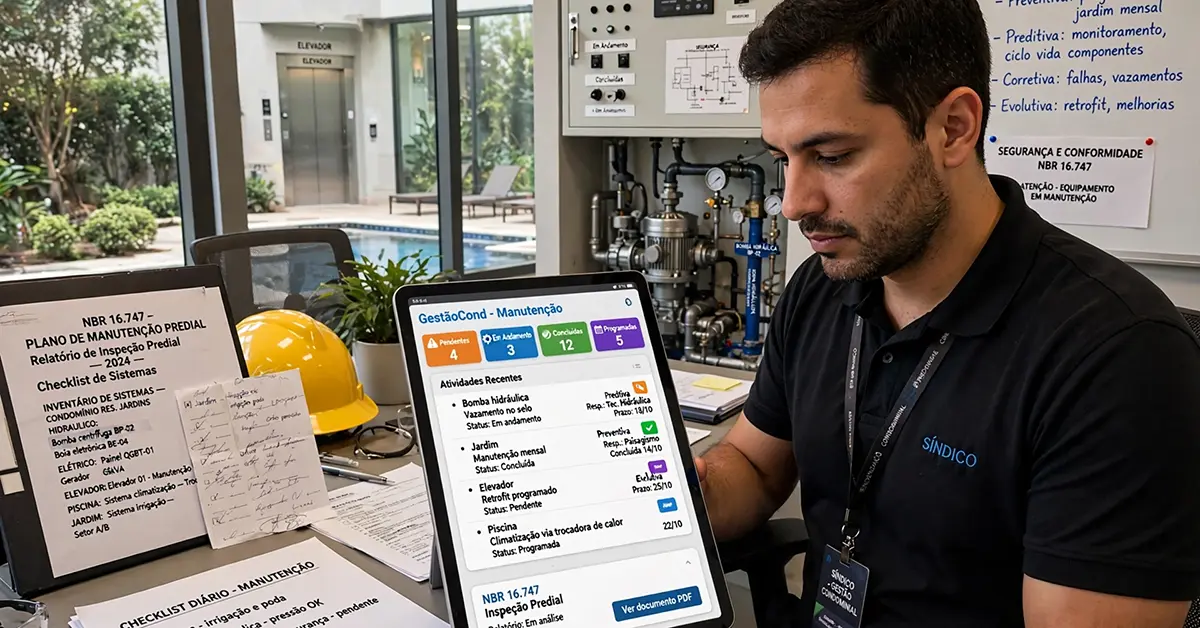 No momento, você está visualizando Gestão integrada da manutenção: a tecnologia como aliada do síndico