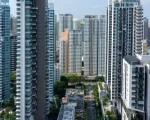 Panorâmica de prédios